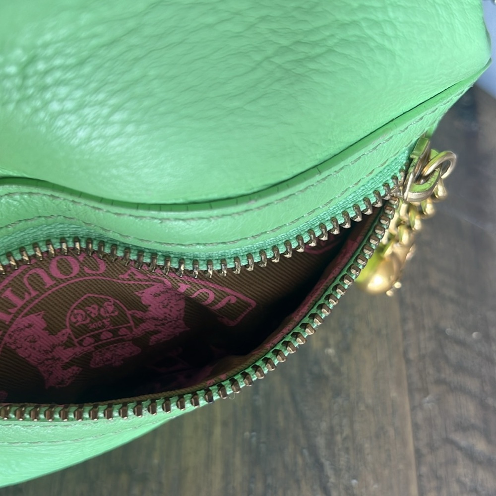 Vintage P&G Juicy Couture Leather Saddle Bag - Picture 10 of 17